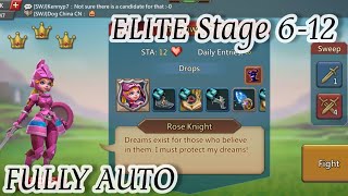 Lords Mobile Elite 612  STAGE 612 Fully Auto 4K 60fps [upl. by Lemra]