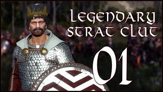 SPIRIT OF THE OLD NORTH  Strat Clut Legendary  Total War Saga Thrones of Britannia  Ep01 [upl. by Sofko988]