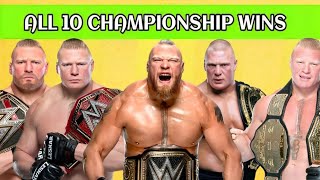 Brock Lesnar All Championships Wins [upl. by Radloff]