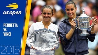 Flavia Pennetta vs Roberta Vinci Full Match  US Open 2015 Final [upl. by Ecidnarb417]