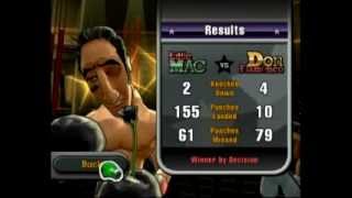 PunchOut Wii  All Defeated Opponent Stances [upl. by Shoifet]