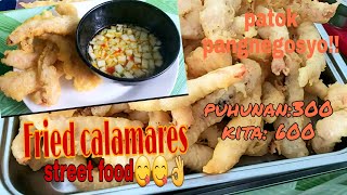 CALAMARES PANGNEGOSYO RECIPE HOW TO COOK FILIPINO STREET FOODPATOK AT MURANG PUHUNAN MALAKING TUBO [upl. by Cerracchio]