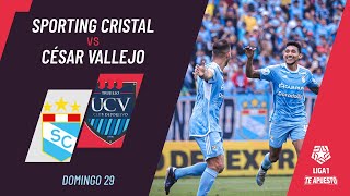 Sporting Cristal 41 César Vallejo resumen EXTENDIDO del partido  Torneo Clausura 2024 [upl. by Rustice]