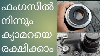 How to protect camera and lens from fungus  malayalam [upl. by Eyssej]