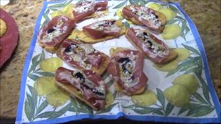 Crostini di panelle  ricetta in 1 minuto [upl. by Margot]