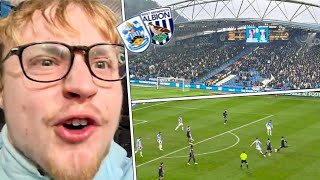 HUDDERSFIELD VS WBA VLOG YOKUSLU SCREAMER AND MAGIC MIKE BRACE AS ALBION BATTER THE TERRIERS [upl. by Annaoy]