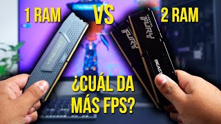 1 RAM vs 2 RAM DDR5 ¿QUÉ ES MEJOR PARA UNA PC GAMER [upl. by Joscelin]