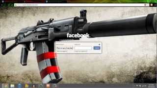 How to Change Facebook Login Background [upl. by Anahahs]