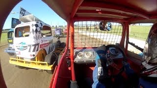 Roydon Winstanley 22n Ministock Wanganui Heat 2 Crash 17213 [upl. by Ansaev652]