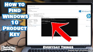 How to Find Windows 10 Product Key from Inside Windows  Quick and Simple Steps [upl. by Ettenig]