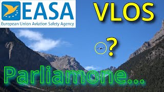 Drone Test reale delle linee guida di EASA per il calcolo del VLOS [upl. by Carrissa]