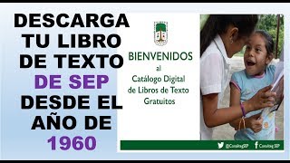 Soy Docente LIBROS DE TEXTO DE LA SEP DESDE 1960 [upl. by Odlanier]