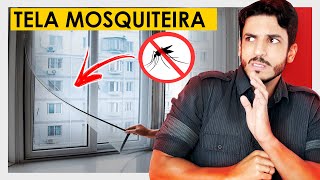 TELA MOSQUITEIRO  BARATO E FÃCIL DE INSTALAR EM PORTAS E JANELAS [upl. by Maible24]