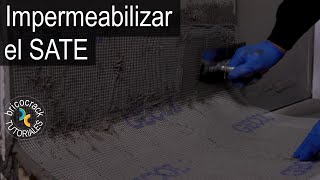 Cómo instalar SATE en fachadas con muros húmedos Bricocrack [upl. by Ahseuqal]