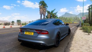 Audi RS7 Sportback  Forza Horizon 5  Thrustmaster TMX Gameplay [upl. by Eceinert72]