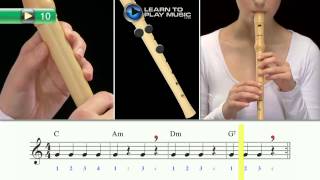 Ex010 How to Play Recorder for Kids  Recorder Lessons for Kids Book 1 [upl. by Oirasan298]