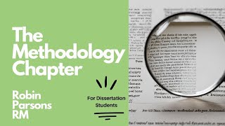 How to write your methodology chapter for dissertation students [upl. by Otrevire]