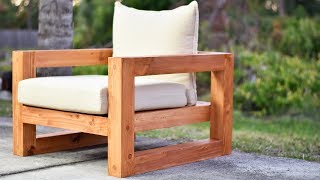 DIY Modern Outdoor Chair [upl. by Dotty]