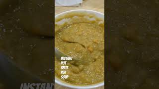 Instant Pot Split Pea Soup food vegan soup comfortfood [upl. by Ahsilram989]