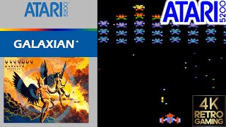 Galaxian Atari 5200 4k Gameplay [upl. by Aseeral680]