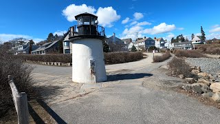 Marginal Way and Ogunquit Beach Maine Walk in 4K [upl. by Poirer]