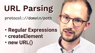 URL Parsing with RegEx createElement and new URL [upl. by Cacka]