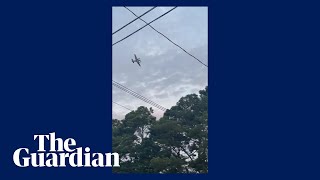 Hijacked plane flies low over Mississippi [upl. by Addison]