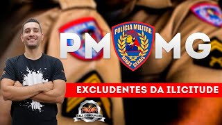 Excludentes da Ilicitude  PMMG [upl. by Hoffer535]