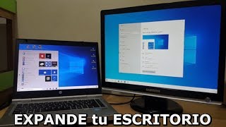 CONECTAR PANTALLA EXTRA A TU LAPTOP O PC 🖥️ SUPER FÁCIL  WINDOWS 10 [upl. by Billy]