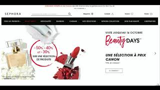 Code promo Sephora vérifié en vidéo [upl. by Holmes]