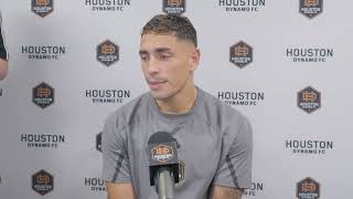 Ezequiel Ponce  Post Match Media Availability  HOUvLAFC [upl. by Aiciles]