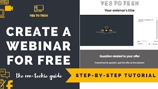 FREE WEBINAR HOW TO CREATE WEBINAR FOR FREE  Host A Webinar On YouTube For Free Webinar Tutorial [upl. by Leandra872]