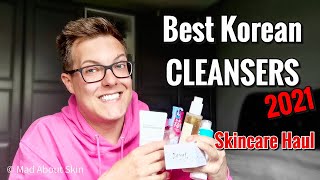 Korean Skincare Haul  BEST KOREAN CLEANSERS [upl. by Immanuel]