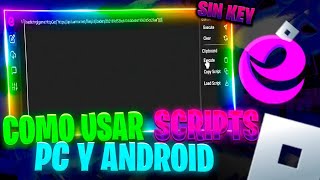 NUEVO EJECUTOR SIN KEY PARA ANDROID Y PC 2024  COMO USAR SCRIPTS EN ROBLOX [upl. by Levona]