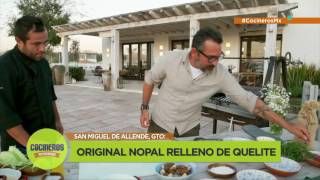 Gastronomía Mexicana Nico prepara parrillada de verduras y setas  Cocineros Mexicanos [upl. by Aiekahs]