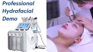 How to Do a Hydrafacial Treatment with 6 in 1 Professional Hydro Dermabrasion Machine  Training [upl. by Noslen]