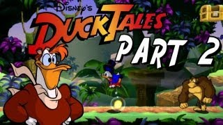 DuckTales Remastered Walkthrough Part 2 Scrooge in the Amazon [upl. by Nilyam]