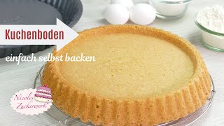 Saftiger Obstboden  klassischer Kuchenboden I Rezept von meiner Omi [upl. by Nneb]