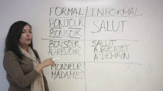 French for Beginners  How to say hello and goodbye in French [upl. by Leonelle]