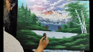 تعلم كيف ارسم منظر طبيعي رائع بطريقة جديدةlandscape painting [upl. by Francisco344]