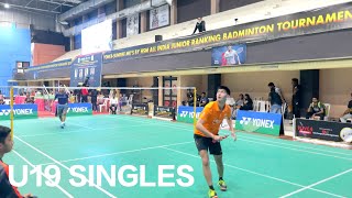 ANSH NEGI VS ARYAN DEMBLA ALL INDIA JUNIOR RANKING BADMINTON TOURNAMENT 2024 U19 SINGLES [upl. by Gadmon839]