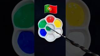 Guess the mixed color 🇵🇹 🤔 asmr satisfying colormixing shorts portugal [upl. by Lori]