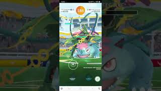 Solo megavenusaur gets the rayquaza treatment pokemongo [upl. by Avek]