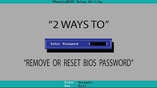 How to remove or reset bios password 100 working [upl. by Edva93]