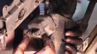 Technical Demo on BMW F650  Rear Brake Pads [upl. by Sidell326]