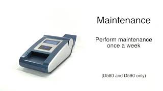 Automatic Counterfeit Detectors Maintenance and Cleaning [upl. by Ahsienak616]