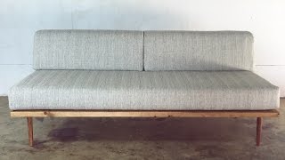 DIY MidCentury Modern Sofa  Modern Builds  EP 27 [upl. by Jamnis]