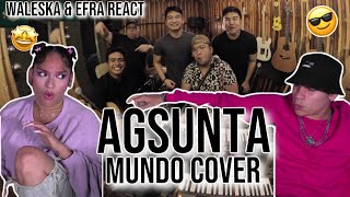 Waleska amp Efra react to Agsunta  MundoIV of spades cover  REACTION [upl. by Goulet]