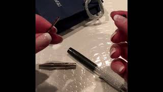 HOW TO REFILL A SWAROVSKI CRYSTAL PEN  THE PEN FOR MY PLANNERS [upl. by Niu]