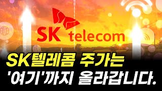 SK텔레콤 주가는 여기까지 올라갑니다 주식 전망 배당금 [upl. by Gustaf]